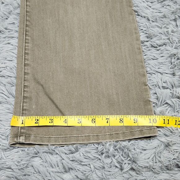 Chicos Platinum Womens Jeans 2 Short US 12 Brown Ultimate Fit Barely Flare 36x30 - Picture 8 of 11
